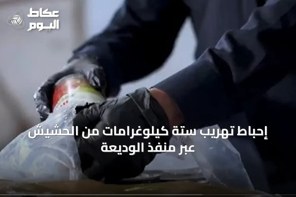 إحباط تهريب ستة كيلوغرامات من الحشيش عبر منفذ الوديعة