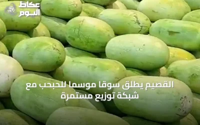 القصيم يطلق سوقاً موسماً للحبحب مع شبكة توزيع مستمرة