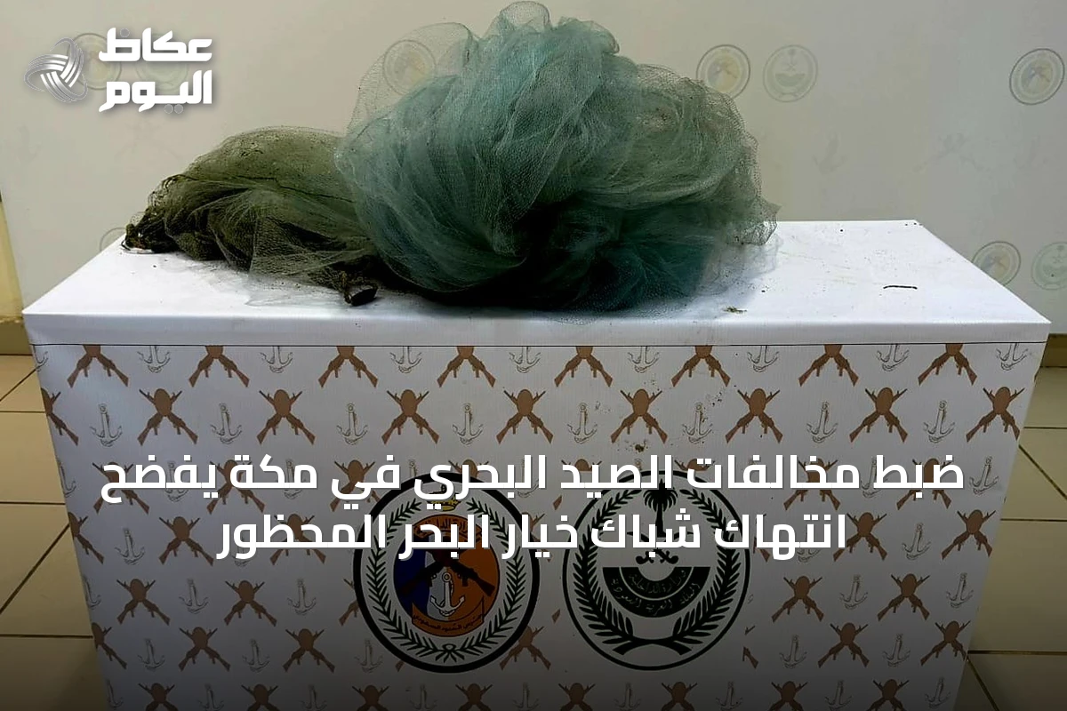 ضبط مخالفات الصيد البحري في مكة يفضح انتهاك شباك خيار البحر المحظور