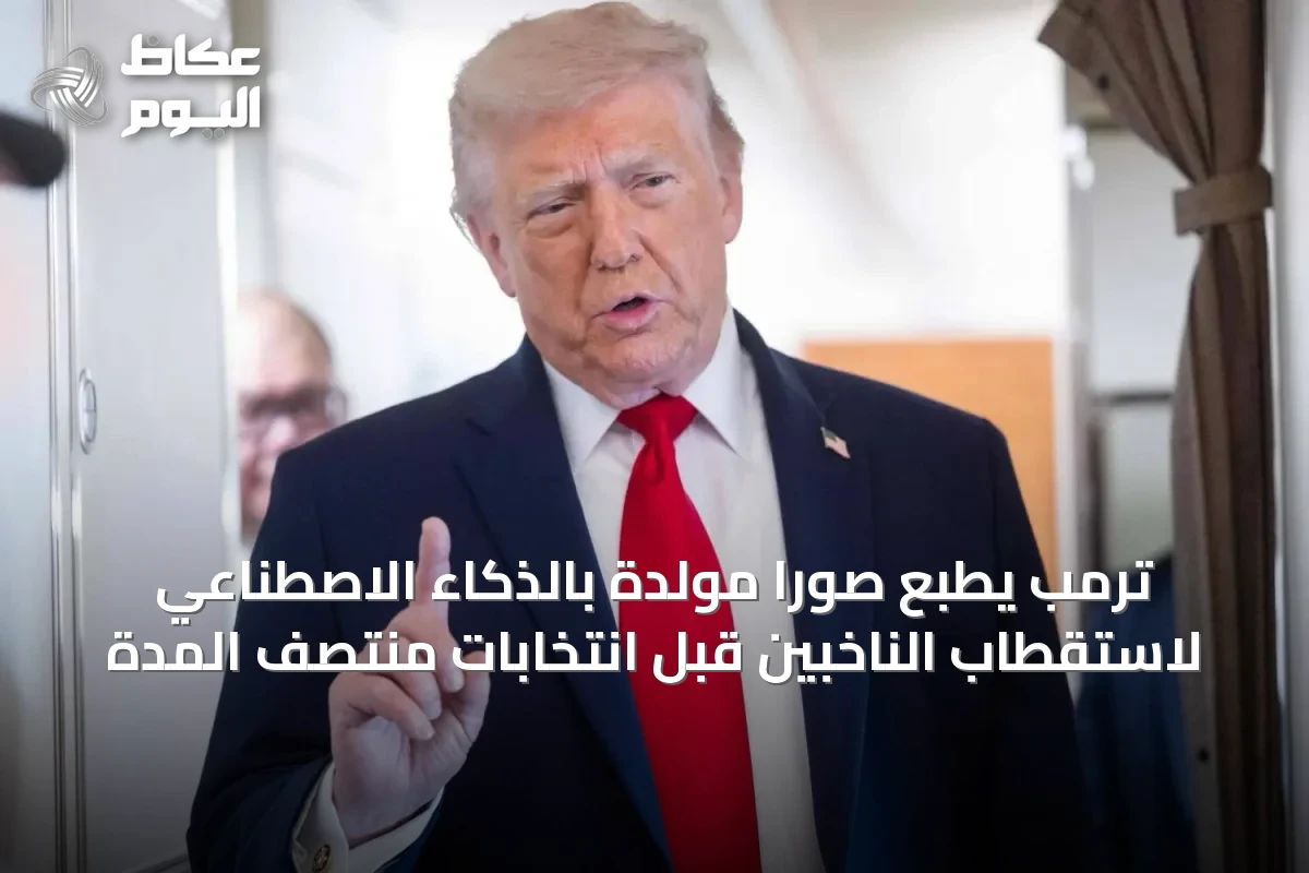 ترمب يطبع صوراً مولّدة بالذكاء الاصطناعي لاستقطاب الناخبين قبل انتخابات منتصف المدة
