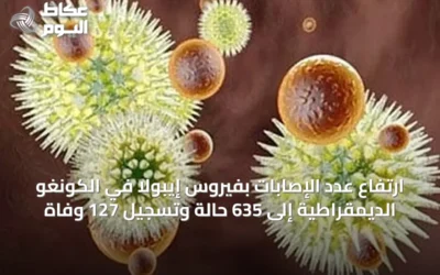 ارتفاع عدد الإصابات بفيروس إيبولا في الكونغو الديمقراطية إلى 635 حالة وتسجيل 127 وفاة