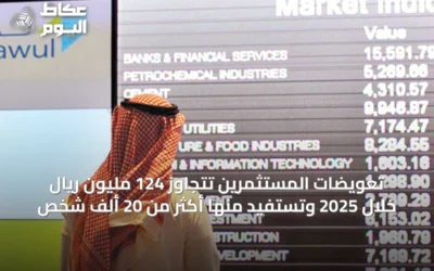 تعويضات المستثمرين تتجاوز 124 مليون ريال خلال 2025 وتستفيد منها أكثر من 20 ألف شخص