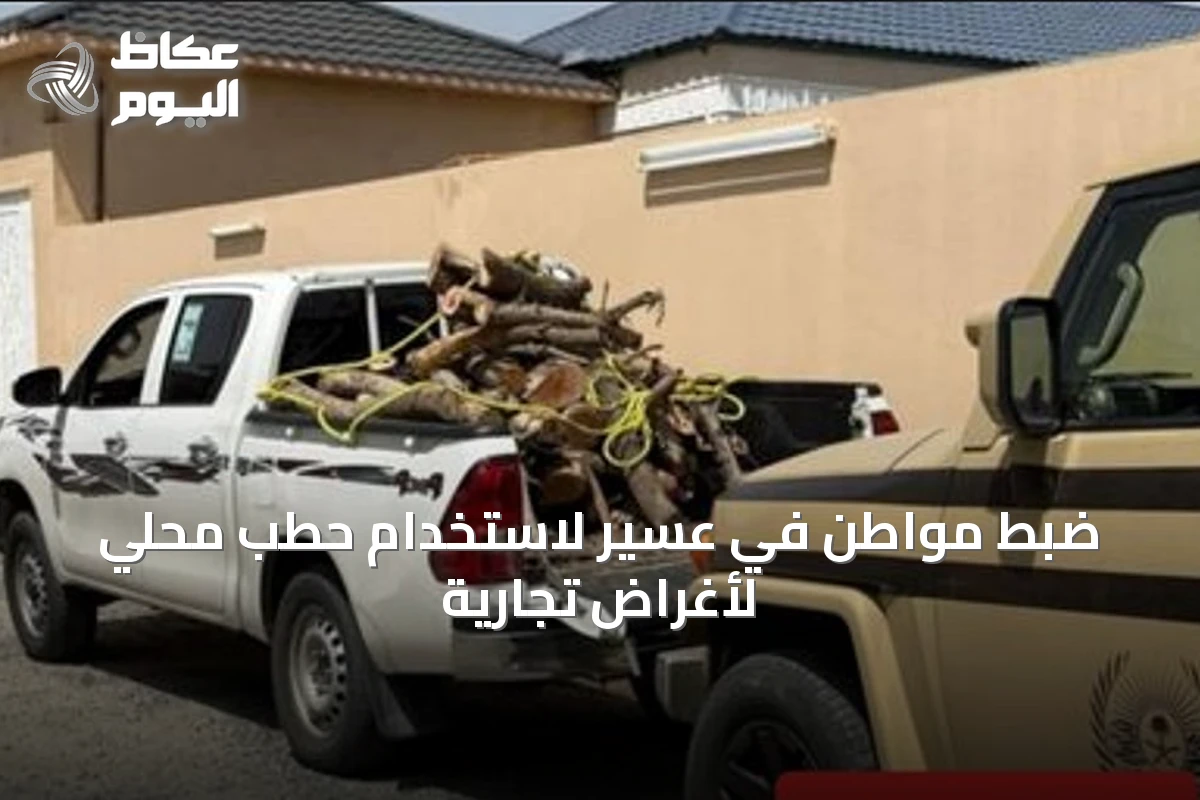 ضبط مواطن في عسير لاستخدام حطب محلي لأغراض تجارية