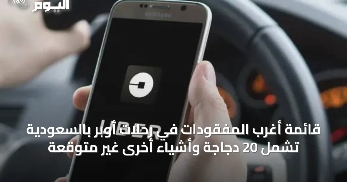 قائمة أغرب المفقودات في رحلات أوبر بالسعودية تشمل 20 دجاجة وأشياء أخرى غير متوقعة