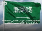السعودية تتصدر الترتيب العالمي للمنافسة وتحتل المرتبة الثالثة بين دول العشرين
