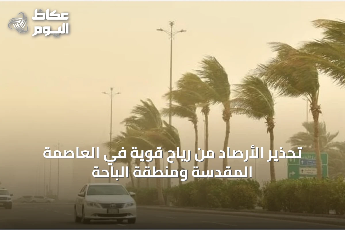 تحذير الأرصاد من رياح قوية في العاصمة المقدسة ومنطقة الباحة