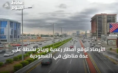 الأرصاد توقع أمطار رعدية ورياح نشطة على عدة مناطق في السعودية