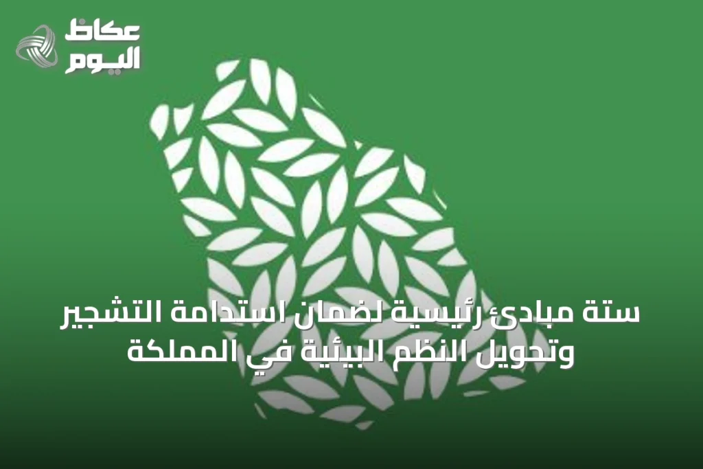 ستة مبادئ رئيسية لضمان استدامة التشجير وتحويل النظم البيئية في المملكة