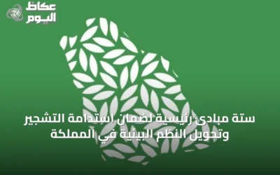 ستة مبادئ رئيسية لضمان استدامة التشجير وتحويل النظم البيئية في المملكة