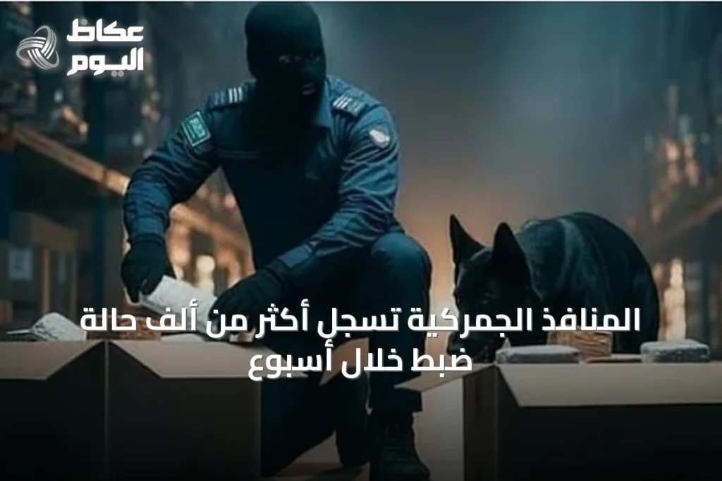المنافذ الجمركية تسجل أكثر من ألف حالة ضبط خلال أسبوع