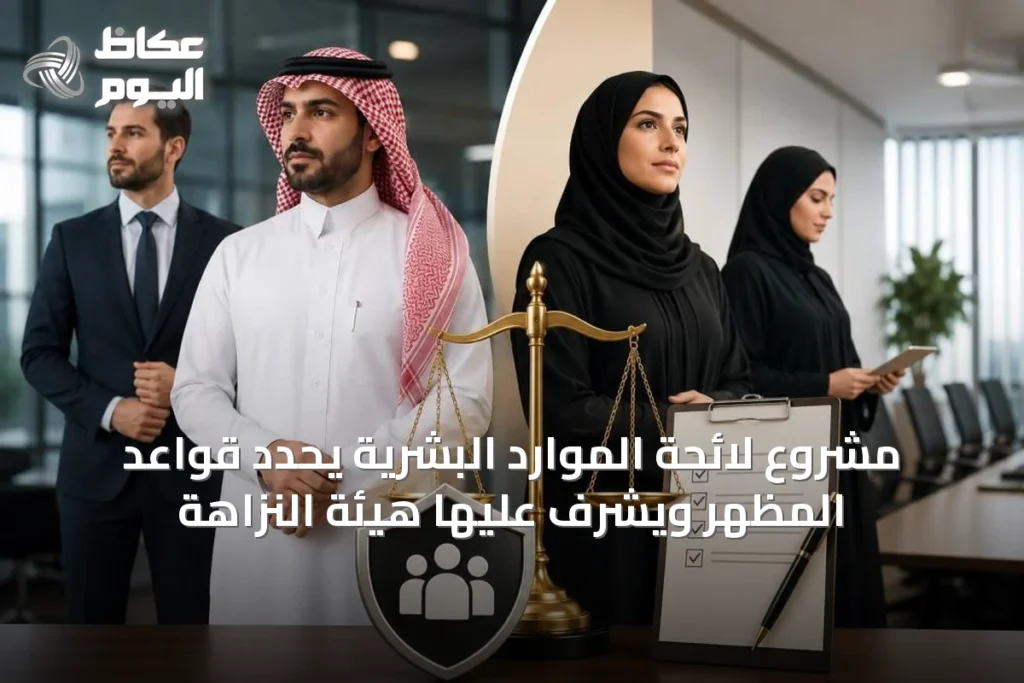 مشروع لائحة الموارد البشرية يحدد قواعد المظهر ويُشرف عليها هيئة النزاهة