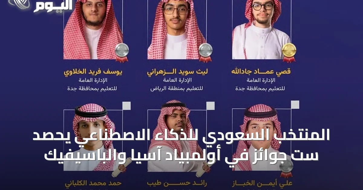 المنتخب السعودي للذكاء الاصطناعي يحصد ست جوائز في أولمبياد آسيا والباسيفيك