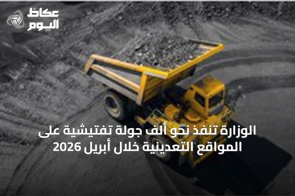 الوزارة تنفذ نحو ألف جولة تفتيشية على المواقع التعدينية خلال أبريل 2026