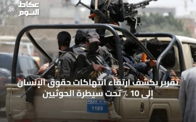 تقرير يكشف ارتقاء انتهاكات حقوق الإنسان إلى 10 ٪ تحت سيطرة الحوثيين
