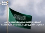 السعودية تتصدر مجموعة العشرين في مؤشرات الأمان وفق إحصاءات الأمم المتحدة
