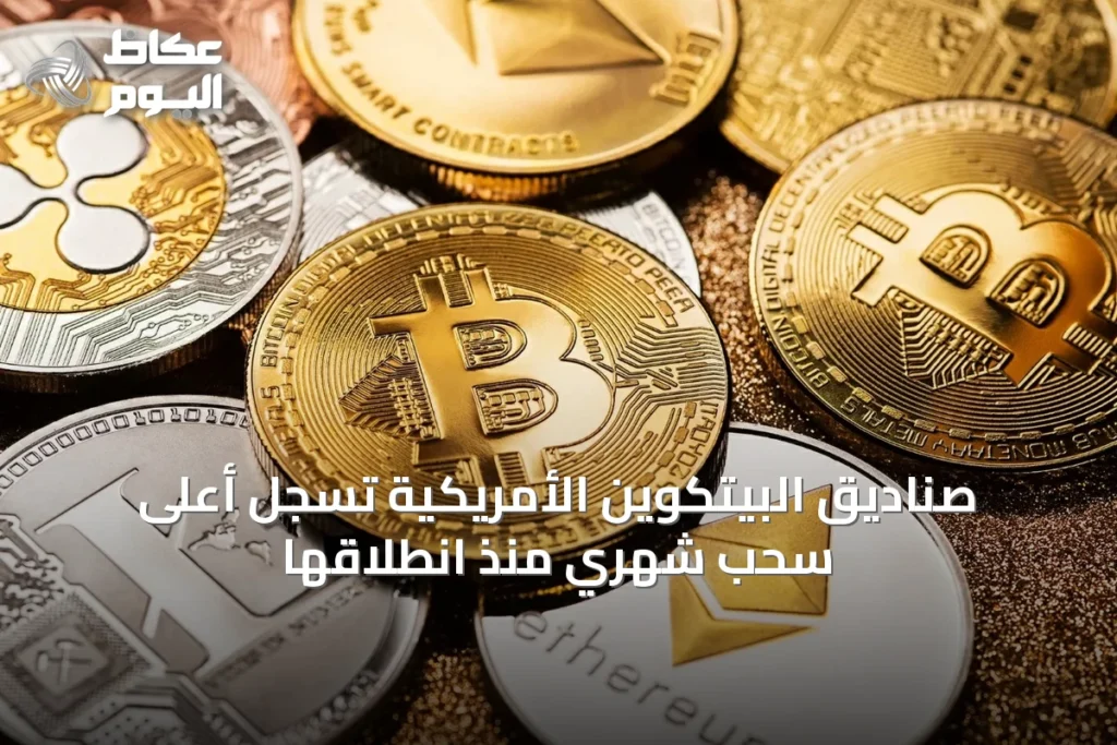 صناديق البيتكوين الأمريكية تسجل أعلى سحب شهري منذ انطلاقها