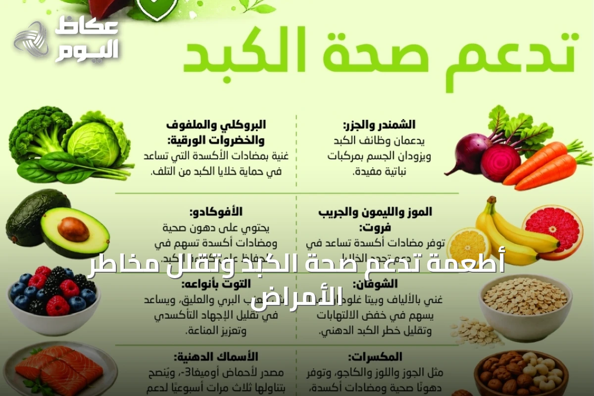 أطعمة تدعم صحة الكبد وتقلل مخاطر الأمراض