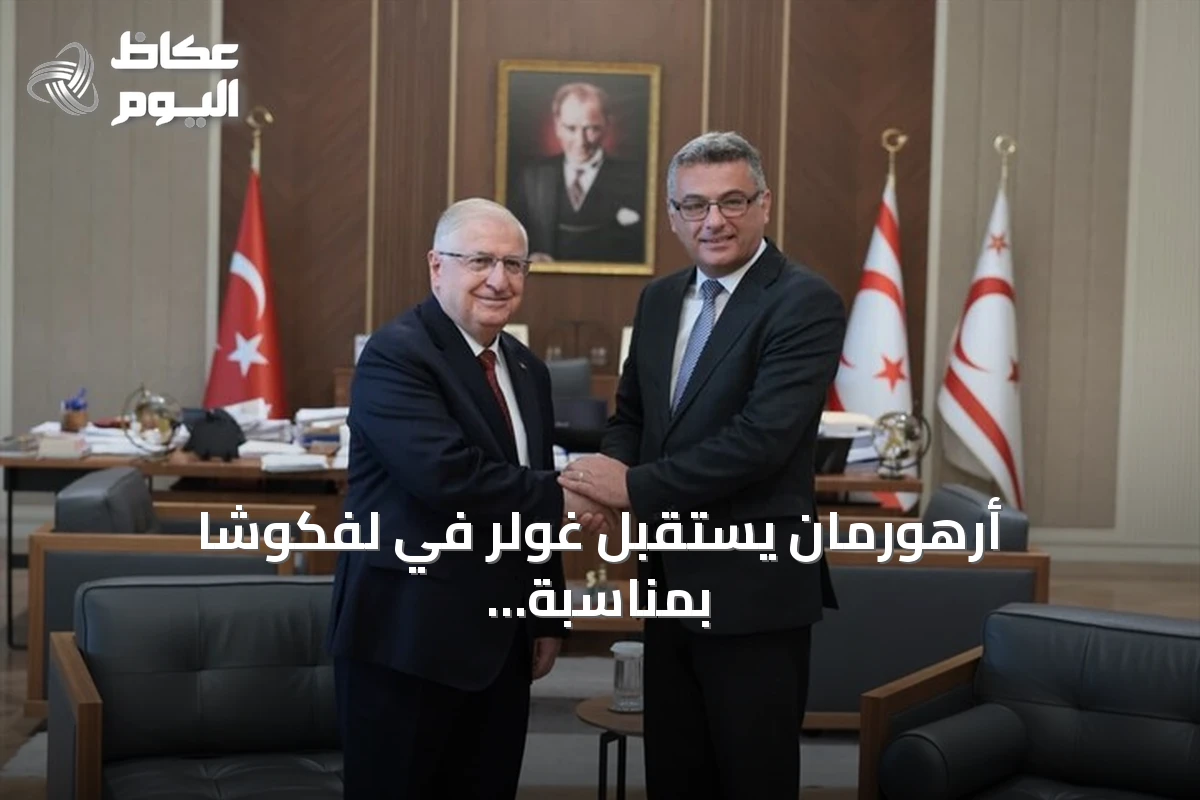 أرهورمان يستقبل غولر في لفكوشا بمناسبة ذكرى عملية السلام القبرصية