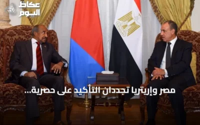 مصر وإريتريا تجددان التأكيد على حصرية مسؤولية الدول المشاطئة عن أمن البحر الأحمر