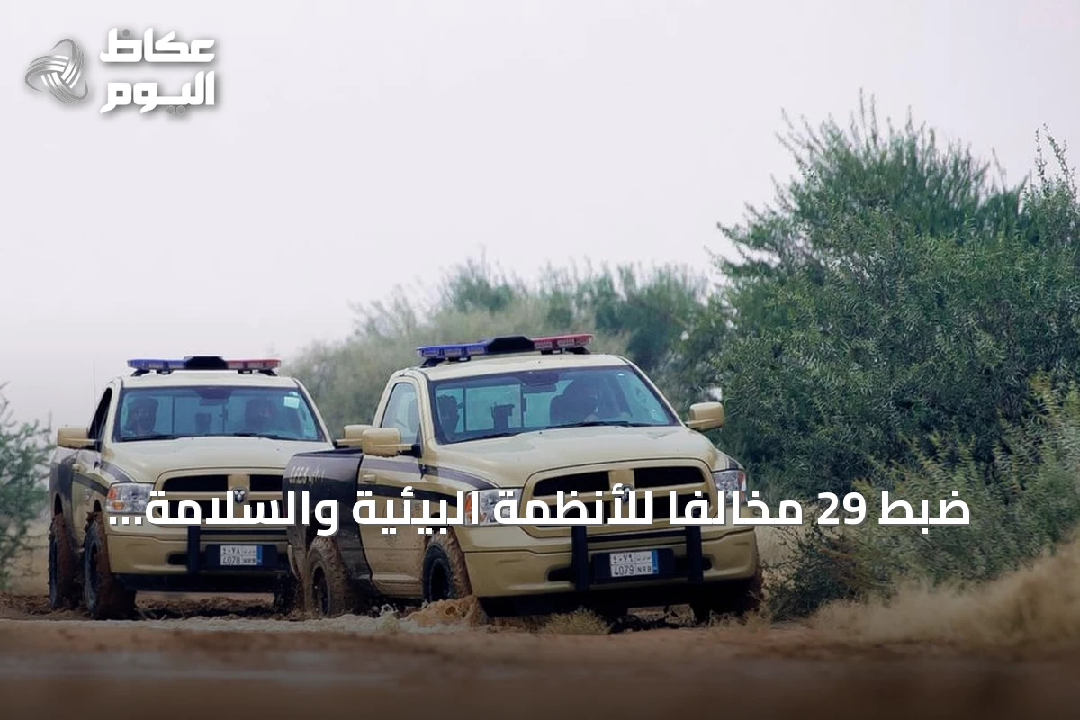 ضبط 29 مخالفًا للأنظمة البيئية والسلامة البحرية في مناطق سعودية