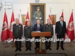 وزير الدفاع التركي يزور قوات السلام في شمال قبرص بمناسبة الذكرى