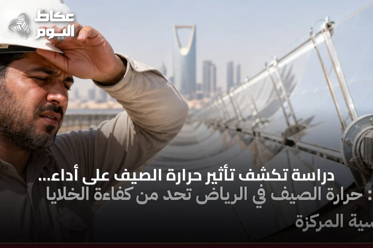 دراسة تكشف تأثير حرارة الصيف على أداء الخلايا الشمسية المركزة في الرياض
