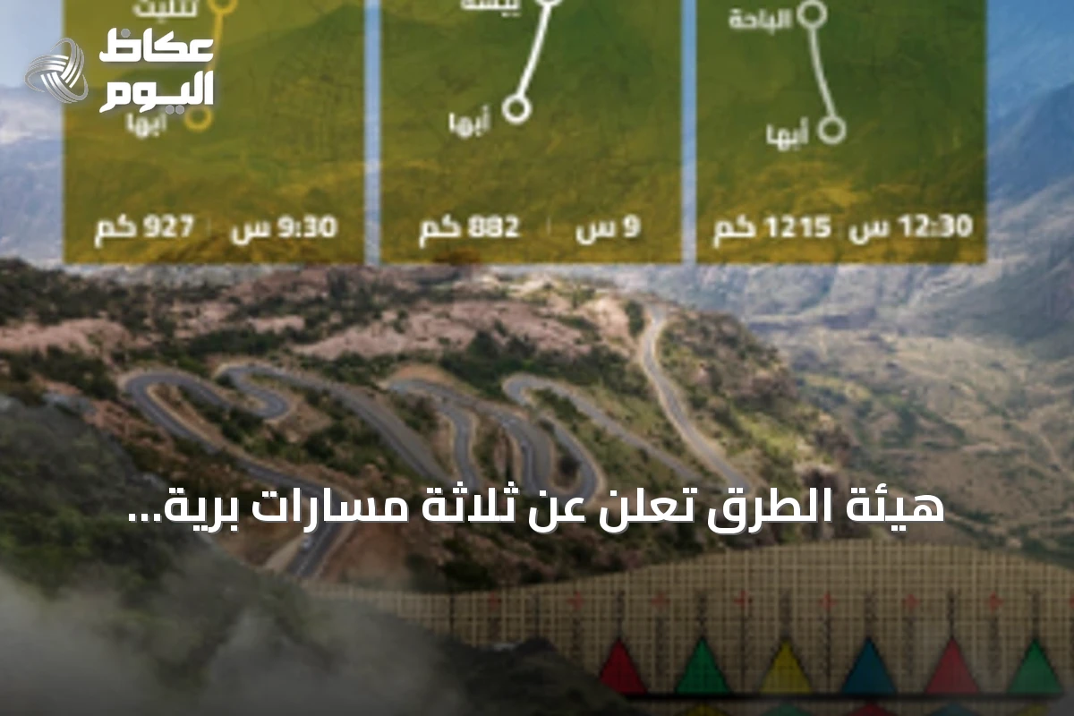 هيئة الطرق تعلن عن ثلاثة مسارات برية جديدة بين الرياض وأبها لتعزيز السياحة