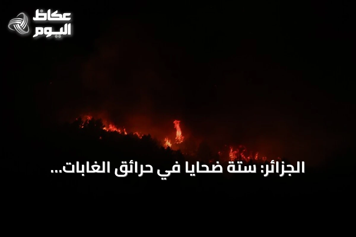 الجزائر: ستة ضحايا في حرائق الغابات المستمرة منذ أسبوعين