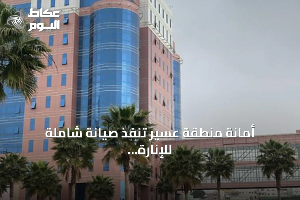 أمانة منطقة عسير تنفذ صيانة شاملة للإنارة وتعالج cientos التشوهات البصرية