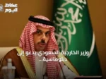 وزير الخارجية السعودي يدعو إلى دبلوماسية مستدامة لتحقيق الاستقرار الإقليمي