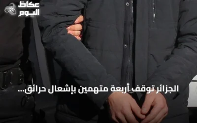 الجزائر توقف أربعة متهمين بإشعال حرائق غابات وتضعهم تحت الحبس المؤقت