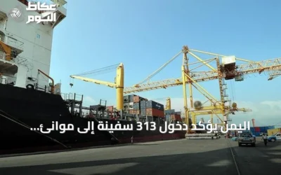 اليمن يؤكد دخول 313 سفينة إلى موانئ الحوثيين منذ بداية 2026