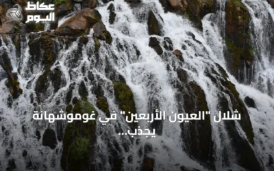 شلال “العيون الأربعين” في غوموشهانة يجذب عشاق الطبيعة