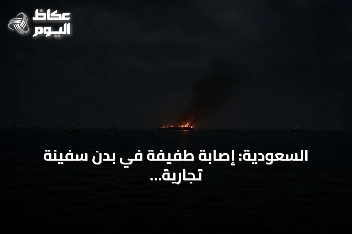 السعودية: إصابة طفيفة في بدن سفينة تجارية بعد استهدافها في البحر الأحمر