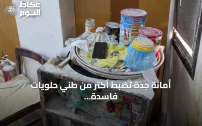 أمانة جدة تضبط أكثر من طنَي حلويات فاسدة تُنتج في شقة سكنية قبل وصولها للأسواق