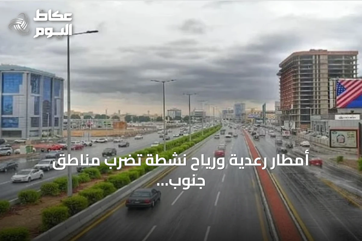 أمطار رعدية ورياح نشطة تضرب مناطق جنوب السعودية وتؤثر على الرؤية والبحار