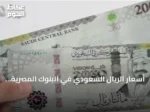أسعار الريال السعودي في البنوك المصرية تسجل استقراراً مع تباين طفيف
