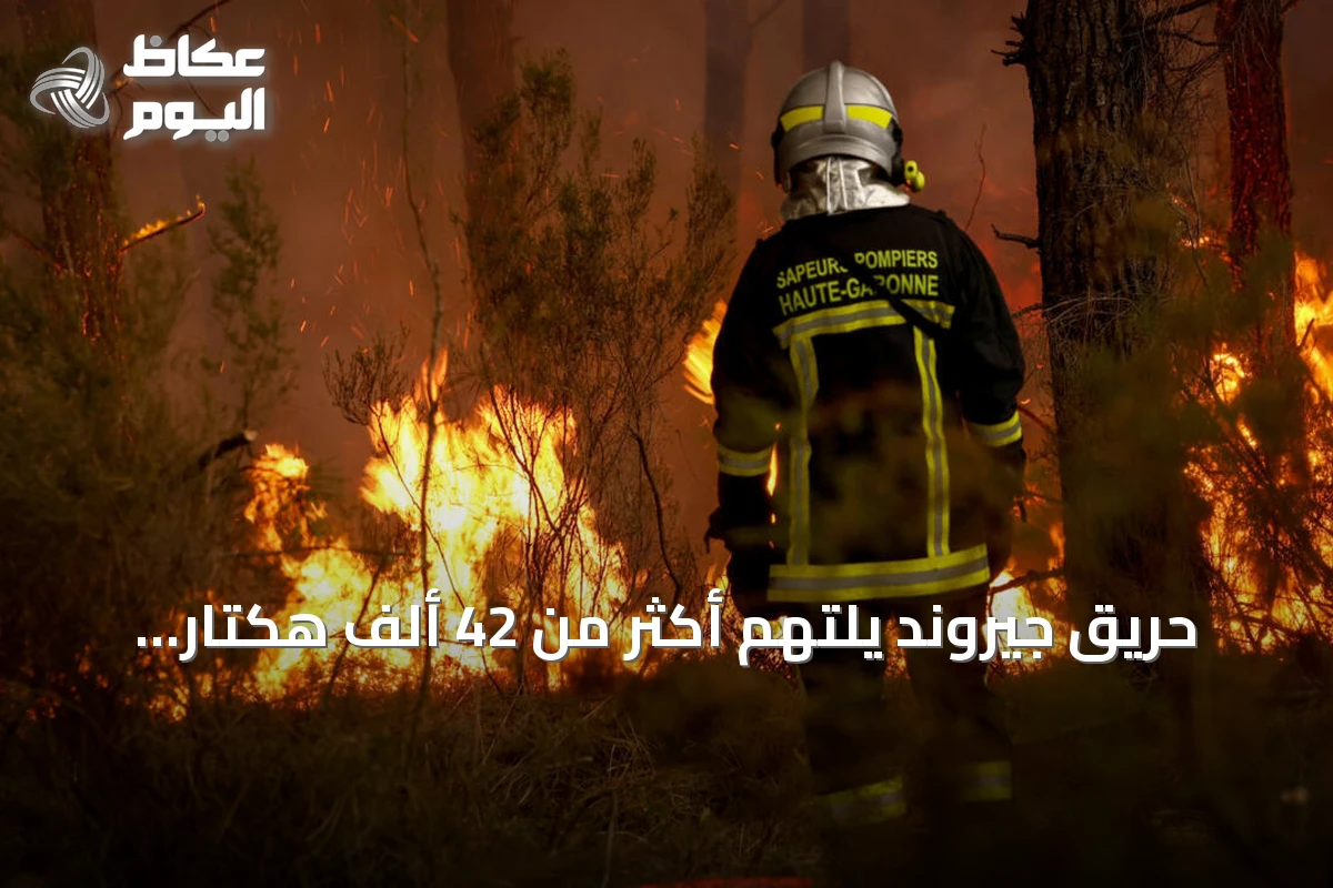حريق جيروند يلتهم أكثر من 42 ألف هكتار وماكرون يترأس اجتماعًا طارئًا لمواجهة الكارثة