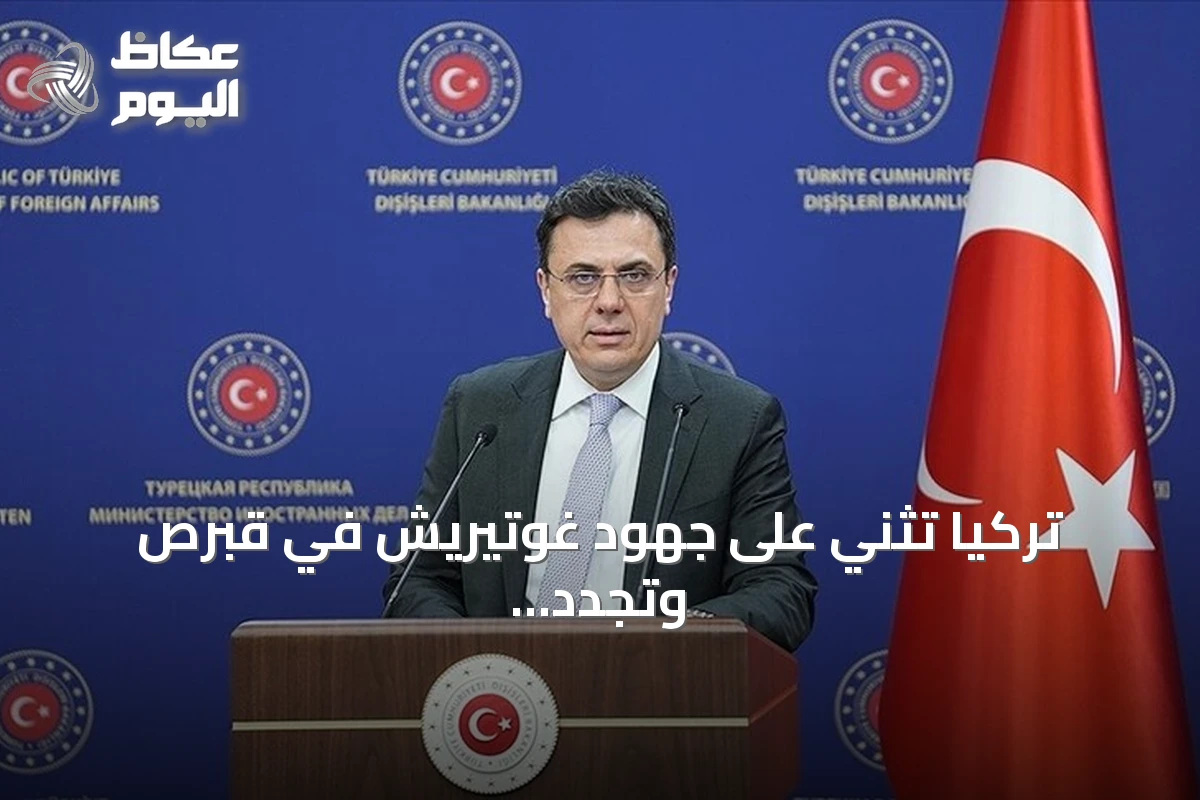 تركيا تثني على جهود غوتيريش في قبرص وتجدد دعمها للشمال التركي