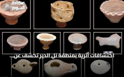 اكتشافات أثرية بمنطقة تل الدير تكشف عن شواهد قبور وتماثيل فريدة