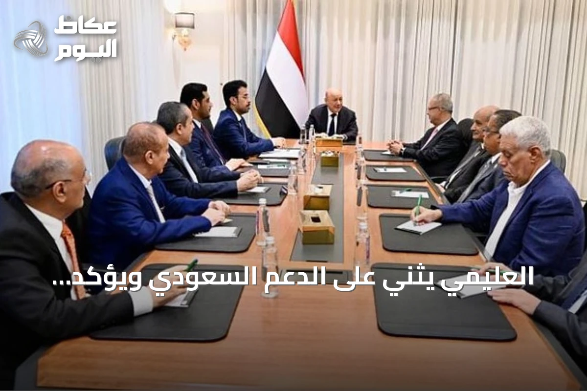 العليمي يثني على الدعم السعودي ويؤكد أهمية التحالف البحري متعدد الجنسيات