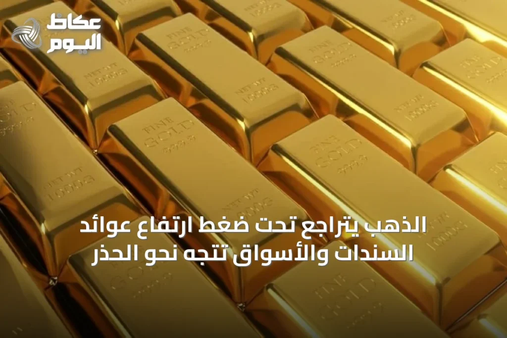 الذهب يتراجع تحت ضغط ارتفاع عوائد السندات والأسواق تتجه نحو الحذر