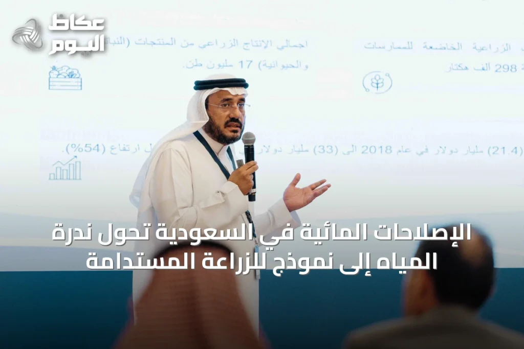 الإصلاحات المائية في السعودية تحول ندرة المياه إلى نموذج للزراعة المستدامة