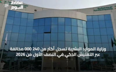 وزارة الموارد البشرية تسجل أكثر من 240 000 مخالفة عبر التفتيش الذكي في النصف الأول من 2026