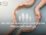 344 قرارًا لتنفيذ أحكام الحضانة أمام 160 طلبًا في النصف الأول من 2026
