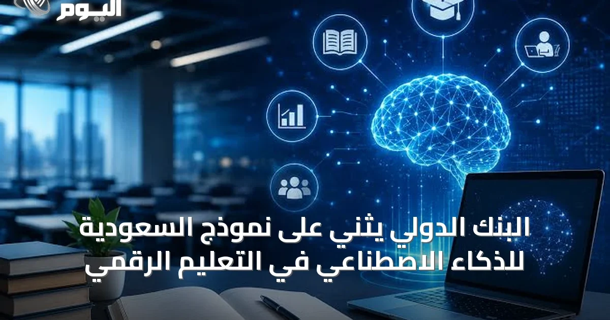 البنك الدولي يثني على نموذج السعودية للذكاء الاصطناعي في التعليم الرقمي