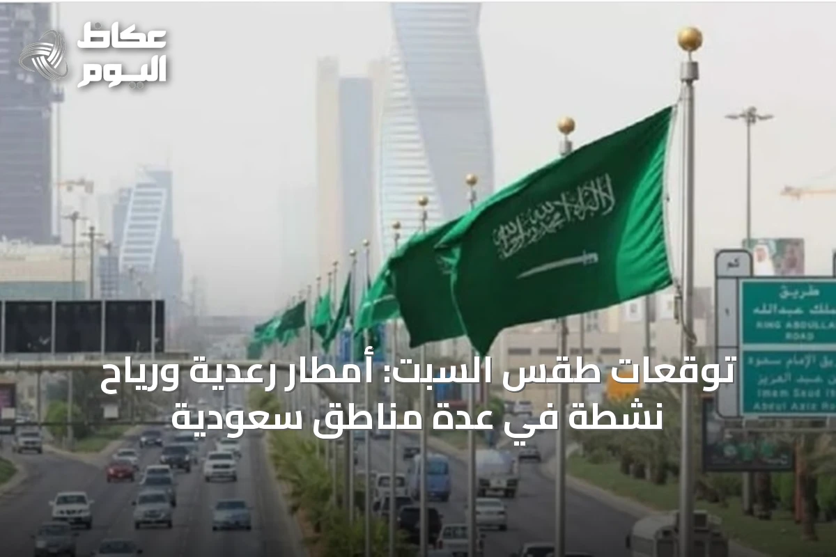 توقعات طقس السبت: أمطار رعدية ورياح نشطة في عدة مناطق سعودية