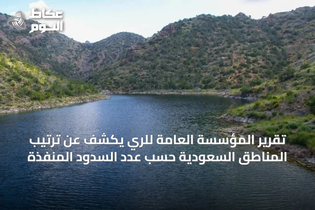 تقرير المؤسسة العامة للري يكشف عن ترتيب المناطق السعودية حسب عدد السدود المنفذة