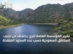 تقرير المؤسسة العامة للري يكشف عن ترتيب المناطق السعودية حسب عدد السدود المنفذة