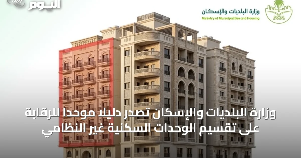وزارة البلديات والإسكان تصدر دليلًا موحدًا للرقابة على تقسيم الوحدات السكنية غير النظامي